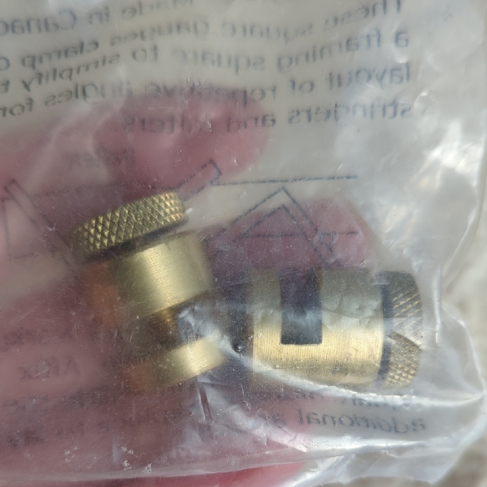 Brass Square Guage Set